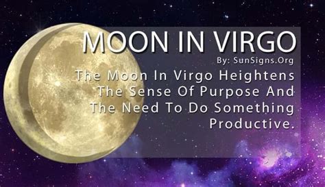 Moon In Virgo Meaning Organized And Caring Sunsignsorg