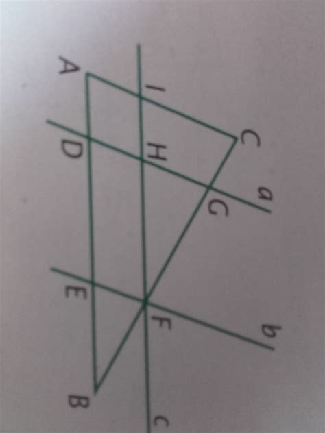 Prosta De Jest Równoległa Do Boku Ab - Na rysunku obok proste a i b są równoległe do odcinka AC , a prosta c