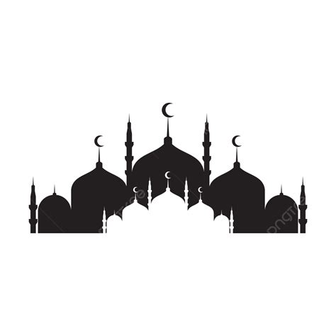 Silhouette Mosque Islamic Frame Silhouette Mosque Islamic Png And