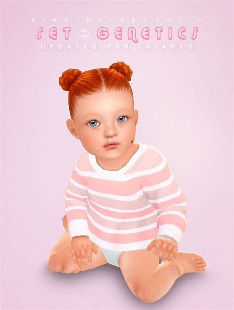 🐣 Genetics Updated For Infants Part 1 🐣 Sims3melancholic Sims Baby