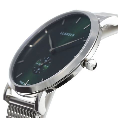 楽天市場エルラーセン腕時計 LLARSEN時計 LLARSEN 腕時計 エルラーセン 時計 ニコライ Nikolaj メンズ グリーン