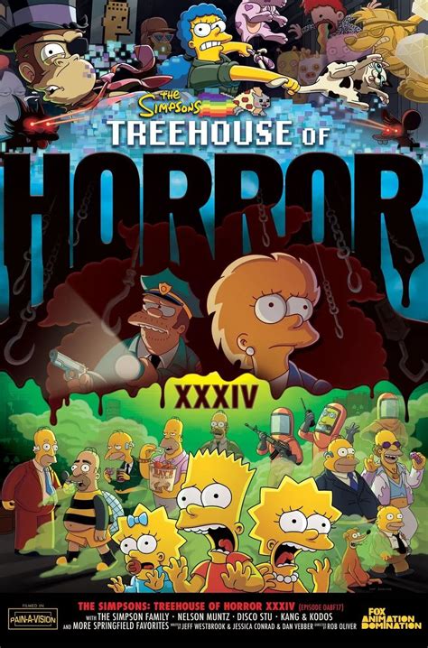 Simpsons Treehouse Of Horror 34 Poster Teases A Beloved Character S
