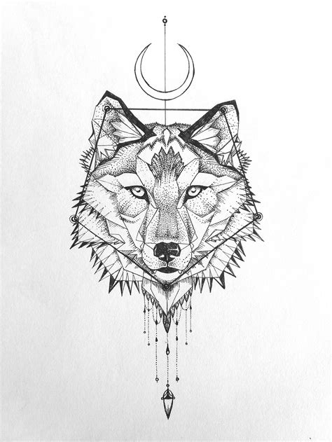 Geometric Wolf Tattoo Tumblr Kurt Tattoo Tattoo Platzierung Mandala