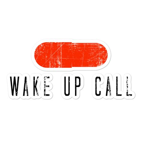 Wake Up Call Sticker Wake Up Call