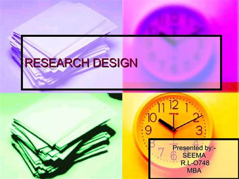 Research Design Ppt