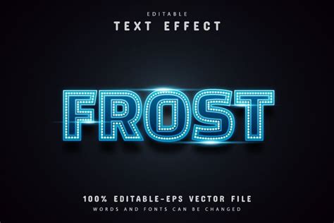 Frost Text Effect Editable 1891292 Illustrator Plugins Design Bundles