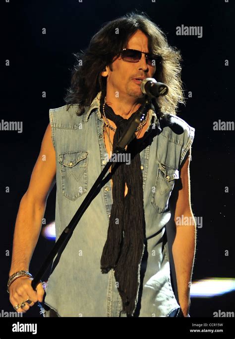 Lead Singer Kelly Hansen Of The Rock Band Foreigner During A Live