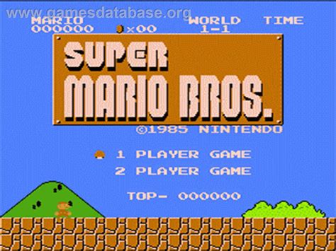 Super Mario Bros Nintendo Nes Games Database