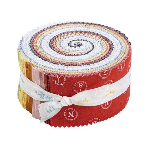 Sale Journal Basics 25 Inch Rolie Polie Jelly Roll 40 Pieces Riley