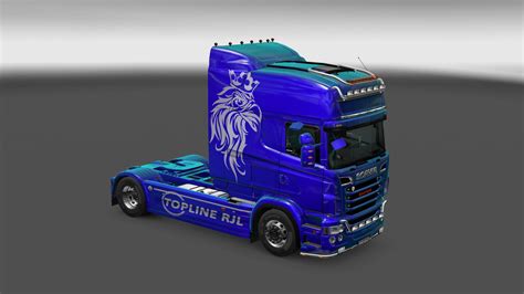 Scania R And Streamline Rjl Metallic Skin 122 Mod Euro Truck Simulator
