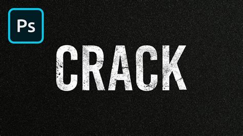Create A Cracked Text Effect Photoshop Tutorial Youtube