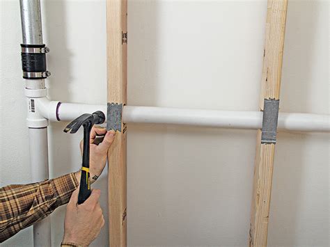 Running Pipes Through Walls Ceilings And Floors Fine Homebuilding