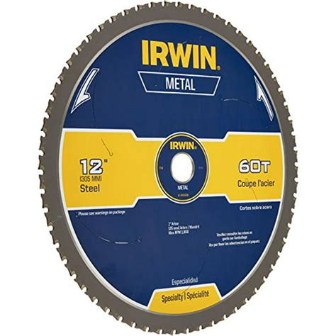Irwin Tools Metal Cutting Circular Saw Blade 12 Inch 60t 4935558