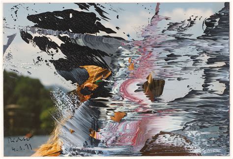 Gerhard Richter Untitled 4 1 91 1991 Oil Paint On Chromogenic Print