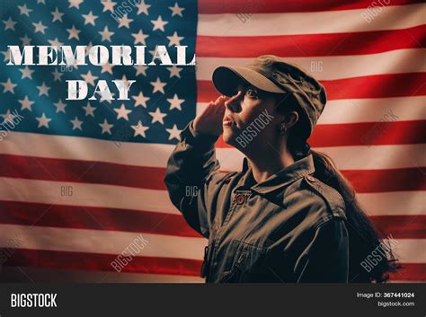 Memorial Day Female Image And Photo Free Trial Bigstock