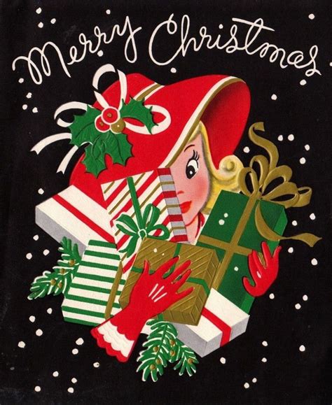 Pin By Susan S On Vintage Christmas Cards Merry Christmas Vintage
