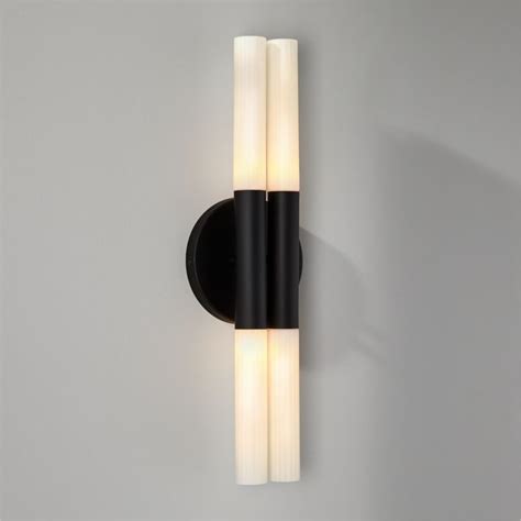 Cb2 April Catalog 2021 Bella Fluted Black Wall Sconce Black Wall