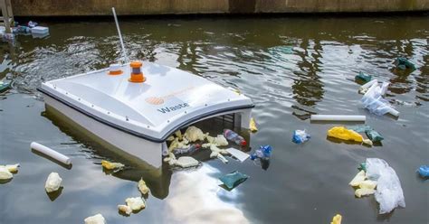 Autonomous Trash Eating Boats Clean Up Water Pollution