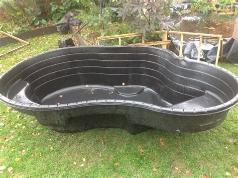 In general, around three feet deep is the sweet spot most people shoot for when considering the deepest part of their koi pond. Large plastic fish pond | in Ipswich, Suffolk | Gumtree