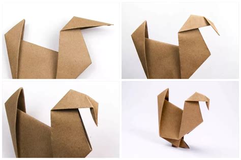 How To Make An Origami Turkey Origami Turkey Thanksgiving Kids