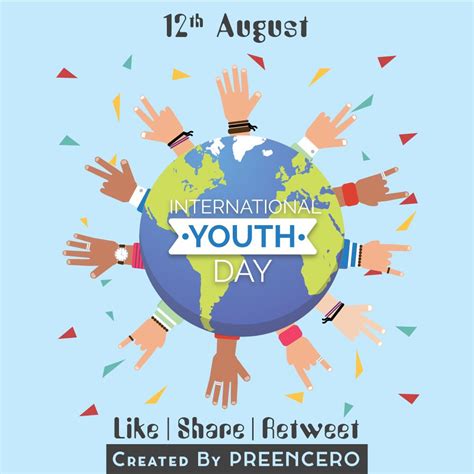 International youth day (iyd), celebrated each year on 12th august, is an awareness day designated by the united international youth day special: 12th August International Youth Day By Preencero # ...