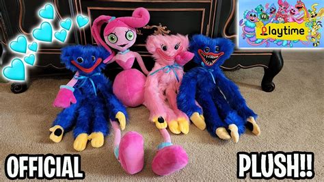New Official Plush From Playtime Co Mommy Long Legs Huggy Wuggy And Kissy Missy Youtube