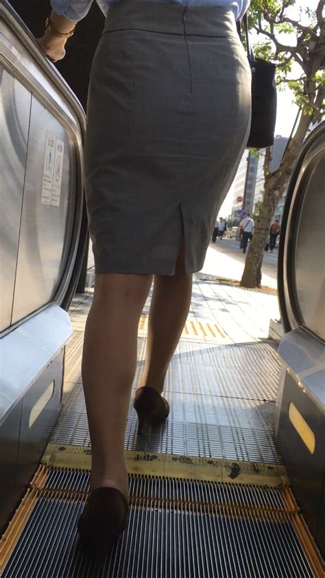 Sensual Work Uniforms Tight Skirt Phat Ass Office Ladies Hosiery