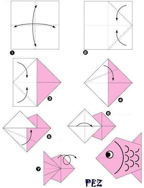 Resultado De Imagen Para Origami Paso A Paso Facil Para Niños Animales