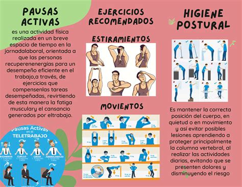 Folleto Pausas Activas Y Lesiones Pausas Activas Es Una Actividad