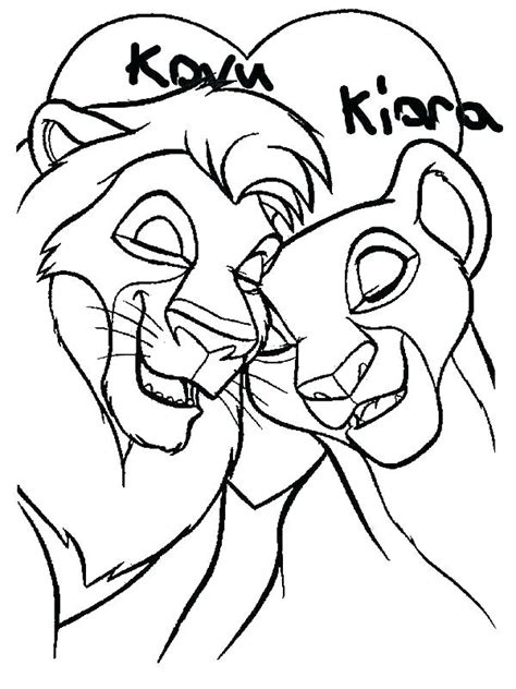 Nala Lion King Coloring Pages at GetColorings.com | Free printable