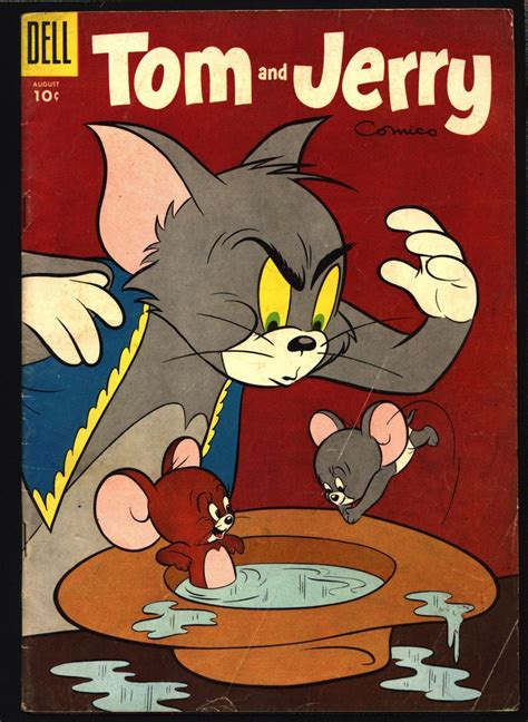 Tom And Jerry 133 1955 Dell Comics Hanna Barbera Cartoons Droopy