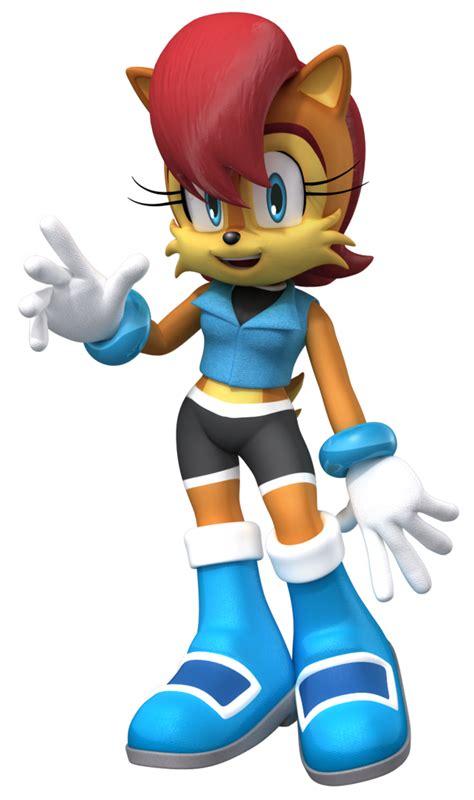Sally Acorn New Outfits Archie Comics 2013 Sonic The Hedgehog