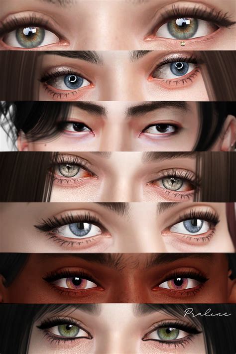 Eyes Ultimate Collection Pralinesims Sims 4 Cc Eyes Sims Sims 4