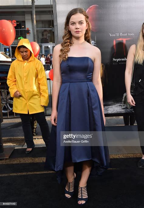 Actress Megan Charpentier Arrives At The Premiere Of It At Tcl