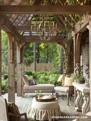 French Provincial Style Outdoor Furniture Complements The Architecture
