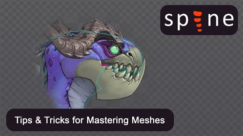 Spine 2d Tutorial Tips And Tricks Working With Meshes Youtube