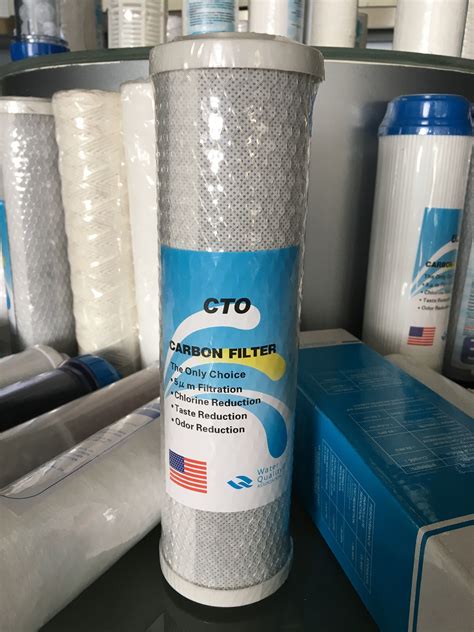 10 Cto Drinking Water Filter Cartridges Coconut Carbon Block Filter