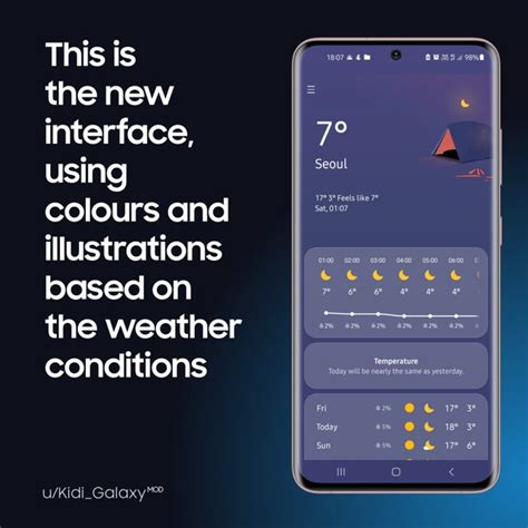 Samsung Weather Gets A Huge Update With One Ui 4 Beta 3 Roneui