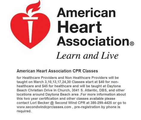 American Heart Association Cpr Classes 2015 Volusia County Moms