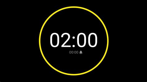 2 Minute Countdown Timer With Alarm Iphone Timer Style Youtube