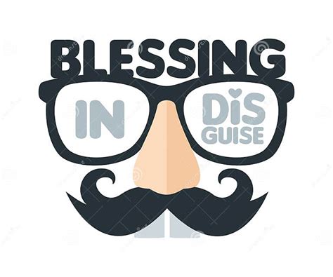 Blessing In Disguise Isolated Vector Illustration Stock Illustration