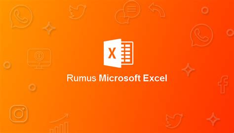6 Rumus Microsoft Excel Yang Wajib Kamu Ketahui Riset Riset
