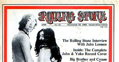 John Lennon And Yoko Ono Getting Naked On The Cover Of Rolling Stone Rolling Stone