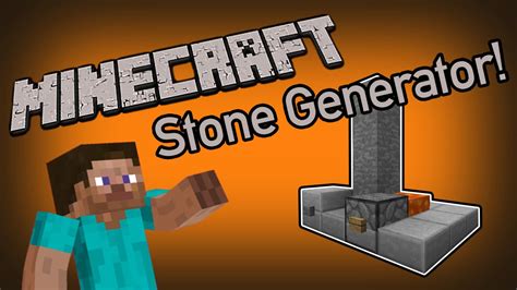 Minecraft Smooth Stone Generator Compact Youtube
