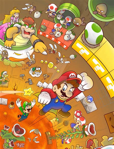 Super Mario Brothers 2011 By Thebourgyman On Deviantart
