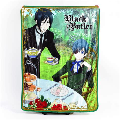 Black Butler Ciel And Sebastian Afternoon Tea Sublimated Blanket Tokyo