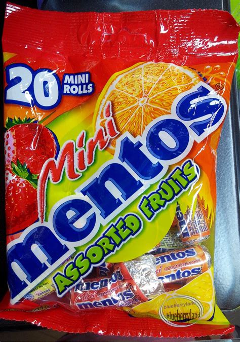 Mentos Assorted Fruit Mini Rolls Packet 200g Candy Sweet