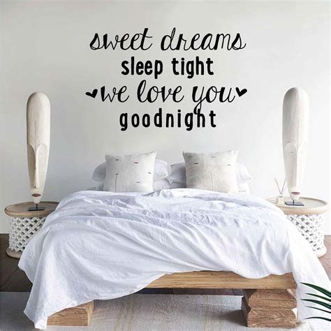 Stickers Sweet Dreams Sleep Tight Autocollant Muraux Et Deco