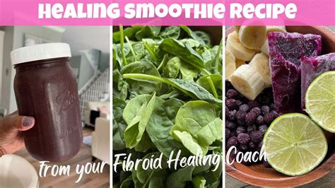 Healing Smoothie Recipe Hair Loss Anemia Fibroids Pcos Ovarian