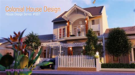 Karena itu, sangat penting untuk memikirkan pemilihan warna serta perpaduannya dengan interior. Colonial House Design - Rumah Gaya Kolonial - Kombinasi ...